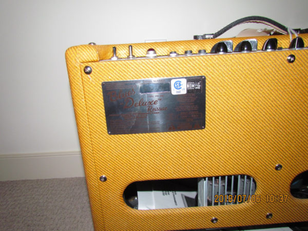 Fender Blues Deluxe Reverb Amplifier 14