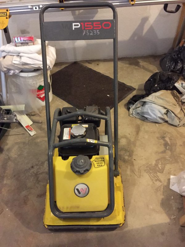 Wacker Neuson WP 1550AW Vibratory Plate Tamper 6